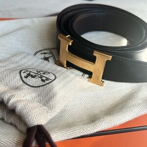 Hermes belt reversible